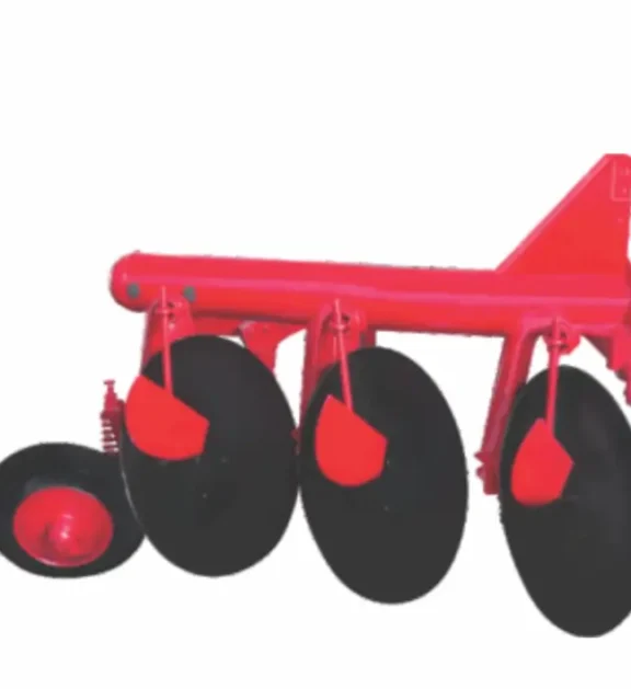 Heavy-duty disc plough equipment for deep soil preparation and efficient land cultivation.