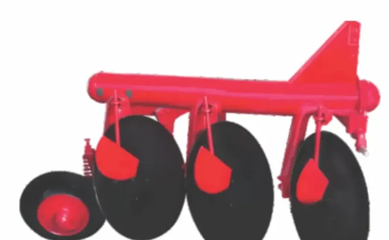 Heavy-duty disc plough equipment for deep soil preparation and efficient land cultivation.