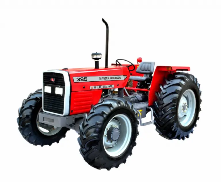 The Ultimate Powerhouse: Massey Ferguson MF 385 4WD Experience unmatched power and efficiency with the MF 385 4WD. Equipped with a high-performance 4.41L engine delivering 85 HP, this 4-wheel drive beast provides 30% more traction and 15% more drawbar pull than its 2WD counterpart. Whether it’s heavy plowing, hauling, or navigating muddy terrain, the MF 385 4WD is built to dominate the toughest conditions with low noise and high fuel economy.