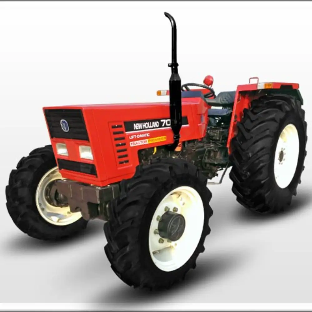 The New Holland 70-56 is a robust 85 HP workhorse designed for maximum productivity. Equipped with a high-torque 4-cylinder diesel engine and advanced Lift-o-Matic hydraulic technology, it delivers exceptional pulling power and efficiency. Whether it's ploughing, hauling, or commercial farming, the NH 70-56 ensures durability and low fuel consumption, making it the preferred choice for professional farmers.