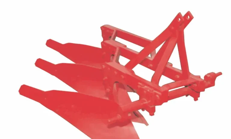 Professional mould board plough machinery for effective soil turning and field preparation.
